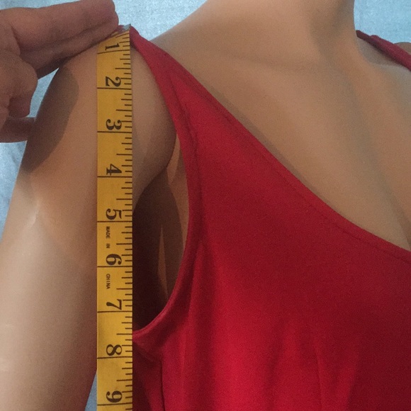 B2G1 City Chic red viscose plus size dress NWOT - Picture 6 of 8